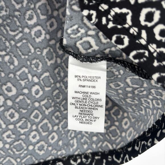 89th & Madison NWT Ruffle Flutter Sleeve Pleated Blouse Size M - Picture 9 of 9